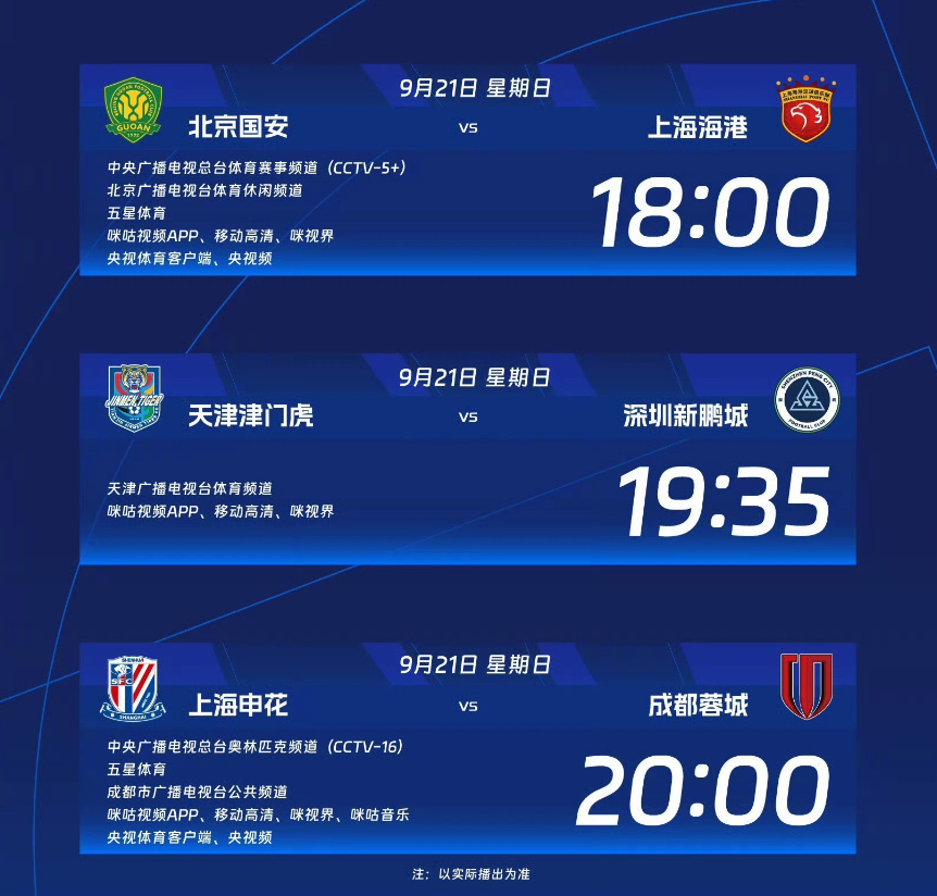 阵容, 频道现场直 阵容, 频道现场直